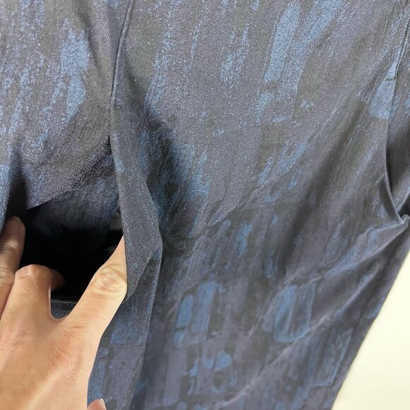 MM Lafleur Women's Navy Blue Cotton Blend Sheath Dress Pockets Size‎ 0 Designer - Picture 4 of 11